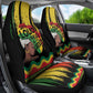 Black History Dreadlocks Map Car Seat Cover Say It Loud I’m Black and I’m Proud - African Pride