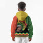 Black History Dreadlocks Map Kid Hoodie Say It Loud I’m Black and I’m Proud - African Pride