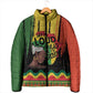 Black History Dreadlocks Map Padded Jacket Say It Loud I’m Black and I’m Proud - African Pride