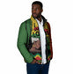 Black History Dreadlocks Map Padded Jacket Say It Loud I’m Black and I’m Proud - African Pride