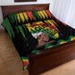 Black History Dreadlocks Map Quilt Bed Set Say It Loud I’m Black and I’m Proud - African Pride