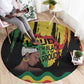 Black History Dreadlocks Map Round Carpet Say It Loud I’m Black and I’m Proud - African Pride
