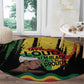 Black History Dreadlocks Map Round Carpet Say It Loud I’m Black and I’m Proud - African Pride