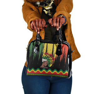 Black History Dreadlocks Map Shoulder Handbag Say It Loud I’m Black and I’m Proud - African Pride