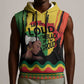 Black History Dreadlocks Map Sleeveless Hoodie Say It Loud I’m Black and I’m Proud - African Pride