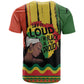 Black History Dreadlocks Map T shirt Say It Loud I’m Black and I’m Proud - African Pride