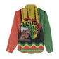Black History Dreadlocks Map Women Casual Shirt Say It Loud I’m Black and I’m Proud - African Pride