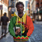 Black History Dreadlocks Map Zip Hoodie Say It Loud I’m Black and I’m Proud - African Pride