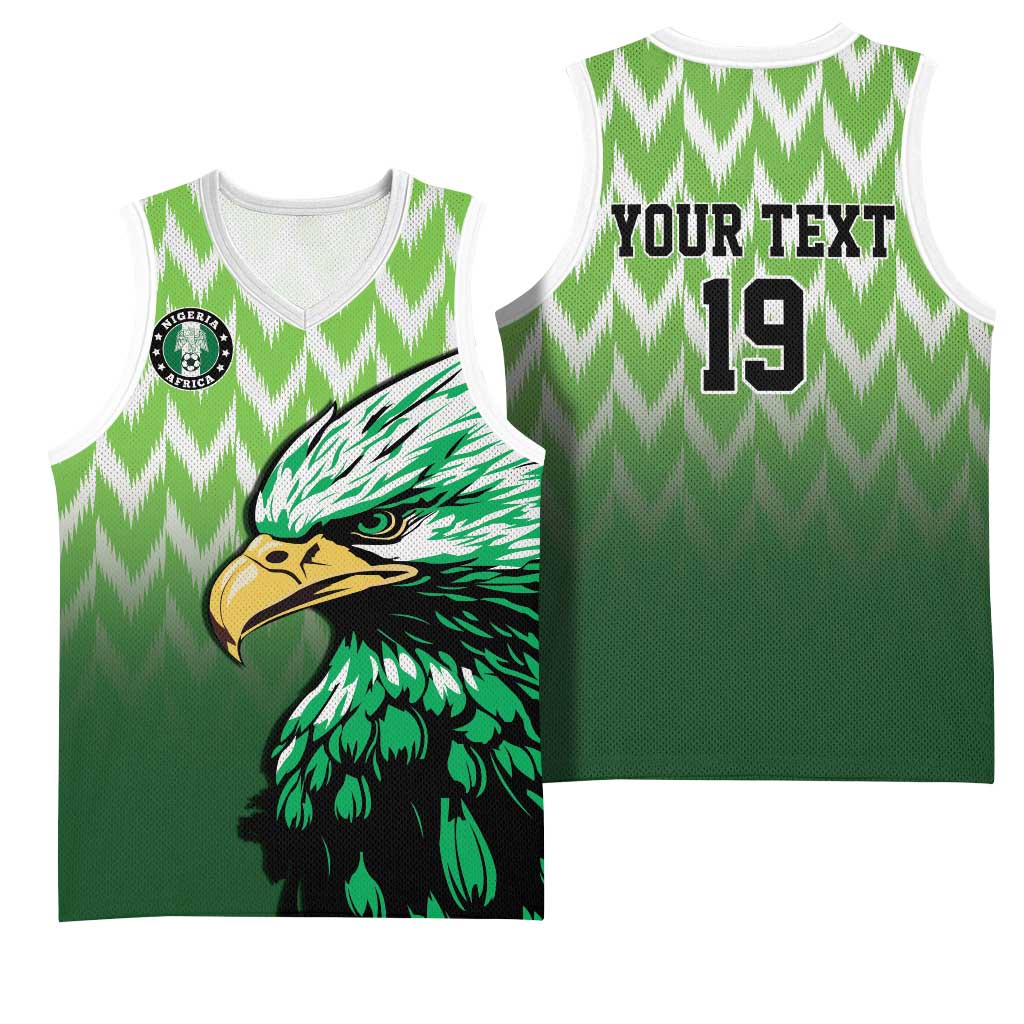 Custom Nigeria Football Basketball Jersey The Super Eagles Rise