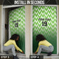 Custom Nigeria Football Door Cover The Super Eagles Rise