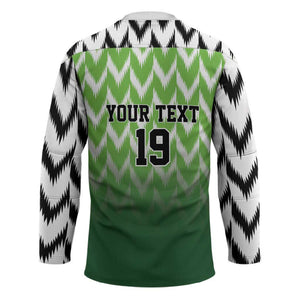 Custom Nigeria Football Hockey Jersey The Super Eagles Rise