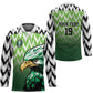 Custom Nigeria Football Hockey Jersey The Super Eagles Rise