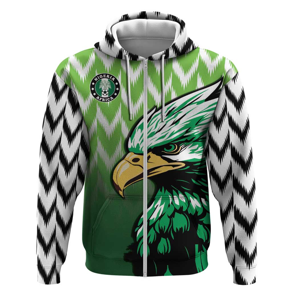 Custom Nigeria Football Hoodie The Super Eagles Rise
