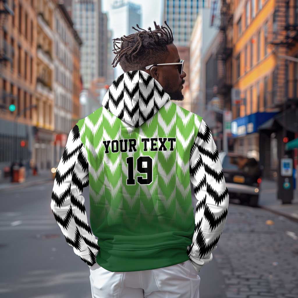 Custom Nigeria Football Hoodie The Super Eagles Rise