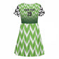 Custom Nigeria Football Kid Short Sleeve Dress The Super Eagles Rise