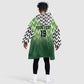Custom Nigeria Football Kid Wearable Blanket Hoodie The Super Eagles Rise