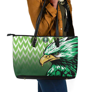 Nigeria Football Leather Tote Bag The Super Eagles Rise