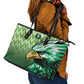 Nigeria Football Leather Tote Bag The Super Eagles Rise