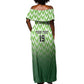 Custom Nigeria Football Off Shoulder Maxi Dress The Super Eagles Rise