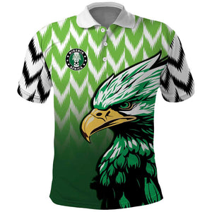 Custom Nigeria Football Polo Shirt The Super Eagles Rise