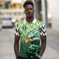Custom Nigeria Football Polo Shirt The Super Eagles Rise