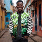 Custom Nigeria Football Sleeve Zip Bomber Jacket The Super Eagles Rise