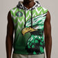 Custom Nigeria Football Sleeveless Hoodie The Super Eagles Rise