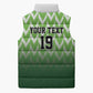 Custom Nigeria Football Sleeveless Puffer Jacket The Super Eagles Rise