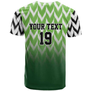 Custom Nigeria Football T shirt The Super Eagles Rise