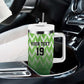 Custom Nigeria Football Tumbler With Handle The Super Eagles Rise