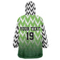 Custom Nigeria Football Wearable Blanket Hoodie The Super Eagles Rise