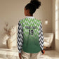 Custom Nigeria Football Women Casual Shirt The Super Eagles Rise