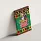 Afro-Jamaicans Christmas Canvas Wall Art Reggae Santa with Dreadlocks Design - African Pride