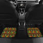 Afro-Jamaicans Christmas Car Mats Reggae Santa with Dreadlocks Design - African Pride