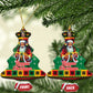 Afro-Jamaicans Christmas Ceramic Ornament Reggae Santa with Dreadlocks Design - African Pride