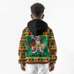 Afro-Jamaicans Christmas Kid Hoodie Reggae Santa with Dreadlocks Design - African Pride