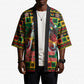 Afro-Jamaicans Christmas Kimono Reggae Santa with Dreadlocks Design