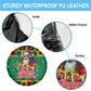 Afro-Jamaicans Christmas Spare Tire Cover Reggae Santa with Dreadlocks Design - African Pride