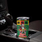 Afro-Jamaicans Christmas Tumbler Cup Reggae Santa with Dreadlocks Design - African Pride