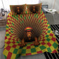 Afro-Jamaicans Reggae Lion Bedding Set Reggae Optical 3D Illusion - African Pride