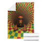 Afro-Jamaicans Reggae Lion Blanket Reggae Optical 3D Illusion - African Pride