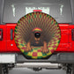 Afro-Jamaicans Reggae Lion Spare Tire Cover Reggae Optical 3D Illusion - African Pride