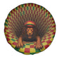 Afro-Jamaicans Reggae Lion Spare Tire Cover Reggae Optical 3D Illusion - African Pride