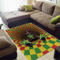 Afro-Jamaicans Reggae Witch Area Rug Reggae Optical 3D Illusion - African Pride