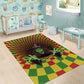 Afro-Jamaicans Reggae Witch Area Rug Reggae Optical 3D Illusion - African Pride