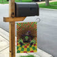 Afro-Jamaicans Reggae Witch Garden Flag Reggae Optical 3D Illusion - African Pride