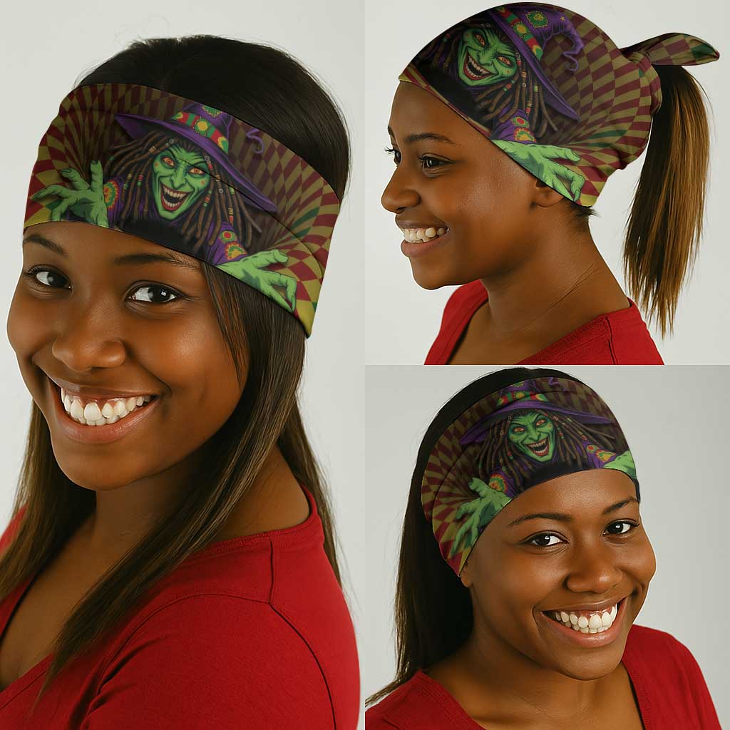 Afro-Jamaicans Reggae Witch Neck Gaiter Reggae Optical 3D Illusion - African Pride