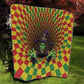 Afro-Jamaicans Reggae Witch Quilt Reggae Optical 3D Illusion - African Pride