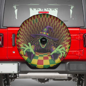 Afro-Jamaicans Reggae Witch Spare Tire Cover Reggae Optical 3D Illusion - African Pride