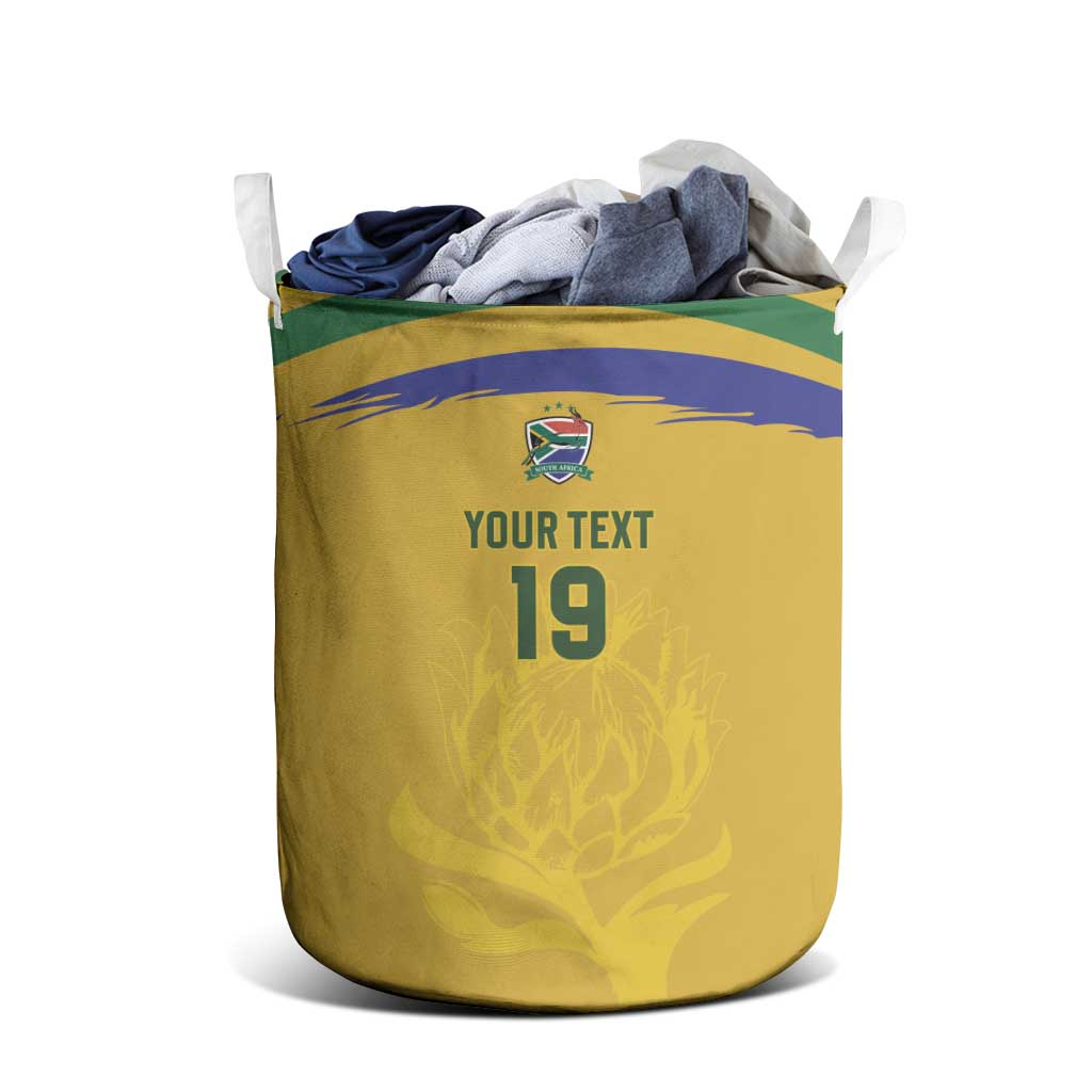 Custom South Africa Football Laundry Basket Road To Champions Dream - African Pride